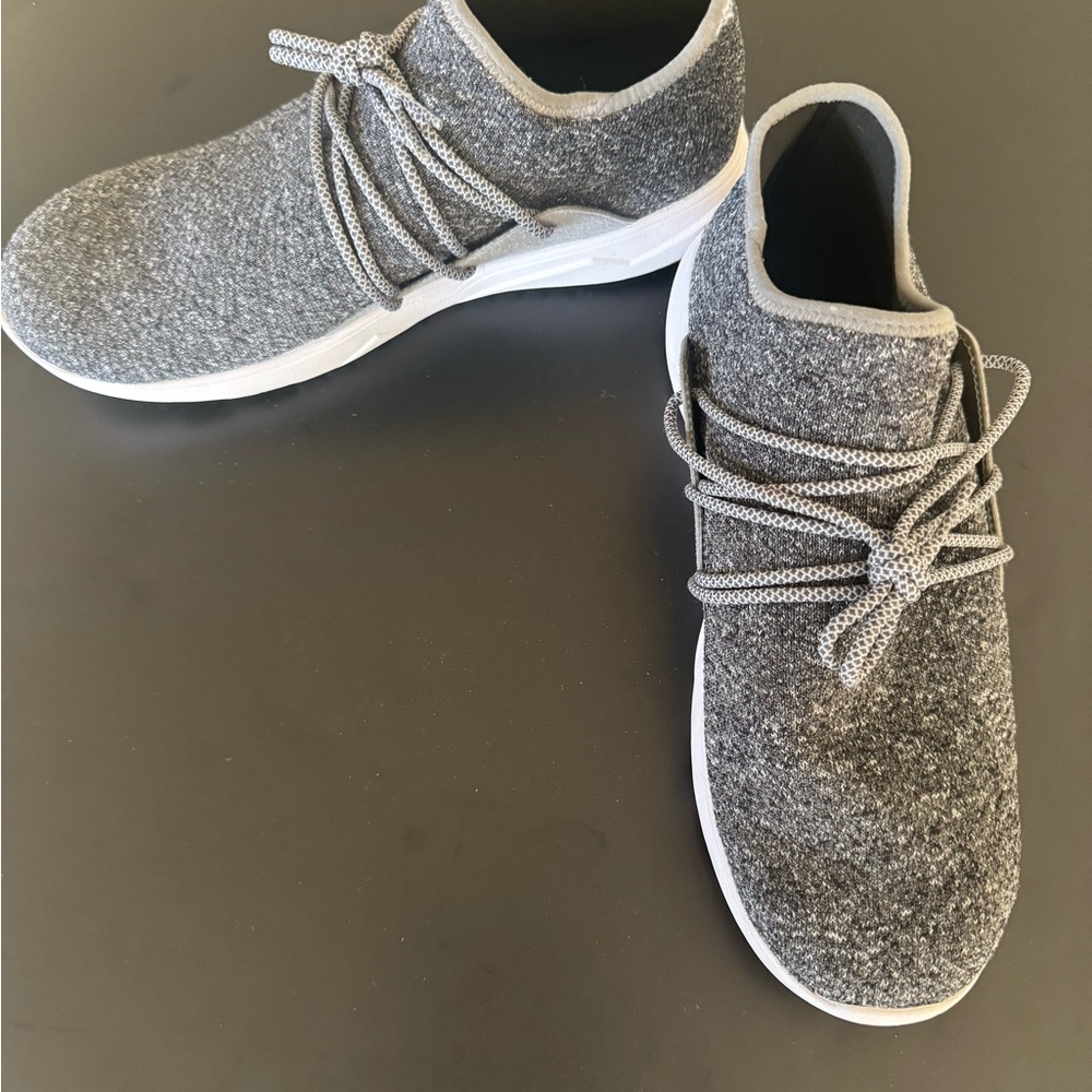 Vessi CityScape Charcoal Gray Knit Sneakers